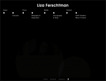 Tablet Screenshot of lizaferschtman.com